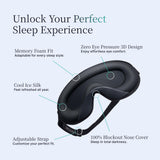 Nox Sleep máscara seda fría ajustable confort
