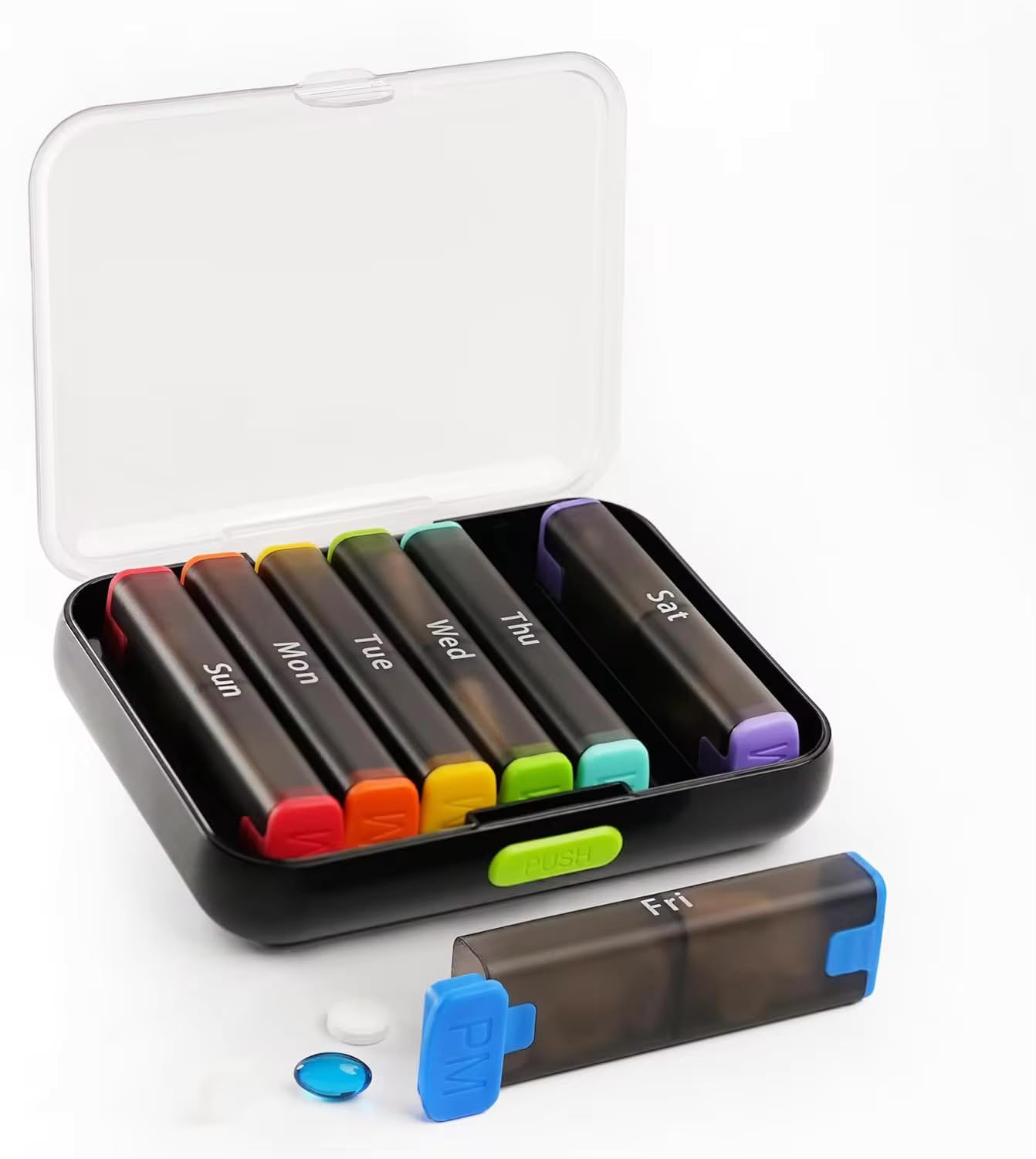 NS Store organizador de pastillas de 7 días facilita planificar dosis semanales