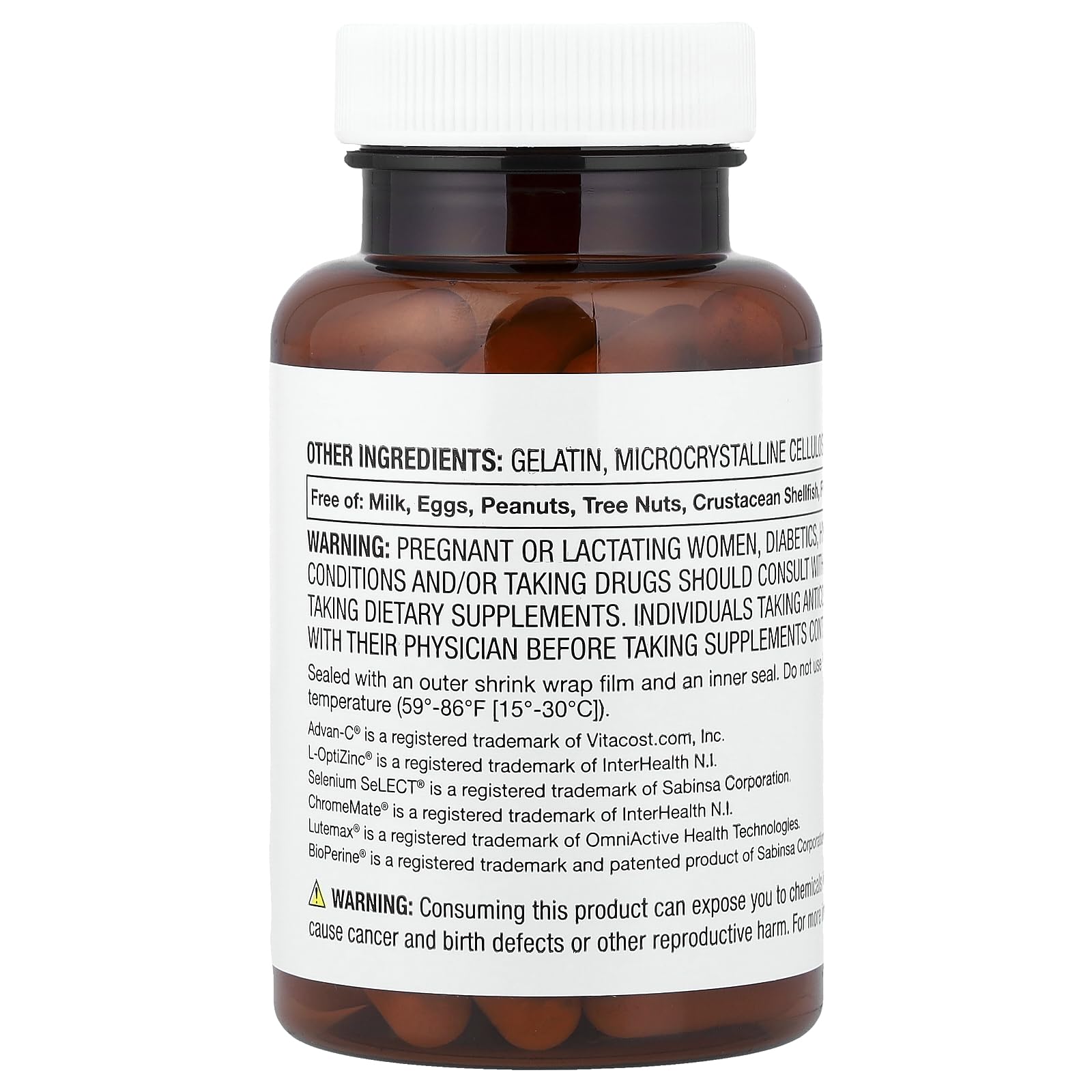 NSI Vitacost Synergy mejora la biodisponibilidad de nutrientes con BioPerine