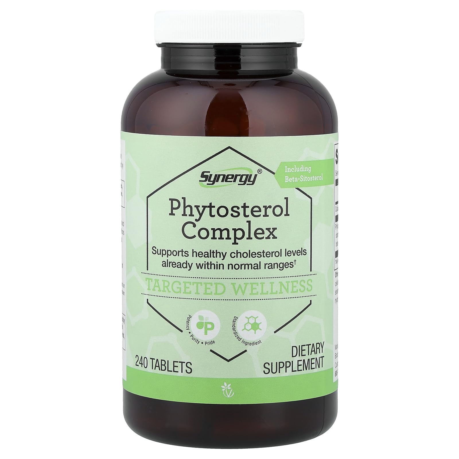 NSI Vitacost Synergy Phytosterol Complex, pastillas, potencial para apoyar colesterol dentro de niveles normales.