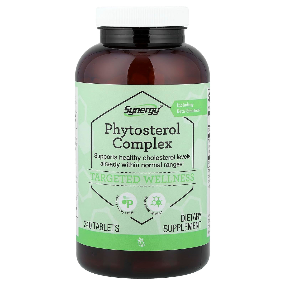 NSI Vitacost Synergy Phytosterol Complex, pastillas, potencial para apoyar colesterol dentro de niveles normales.