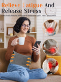 Masaje lumbar profundo para relajación de la espalda baja.