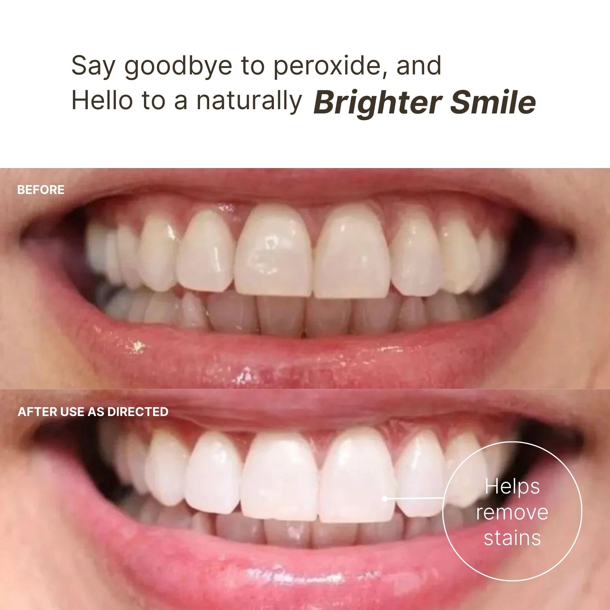 Cepillado de dientes con Nu Skin AP24, fórmula suave para esmalte.