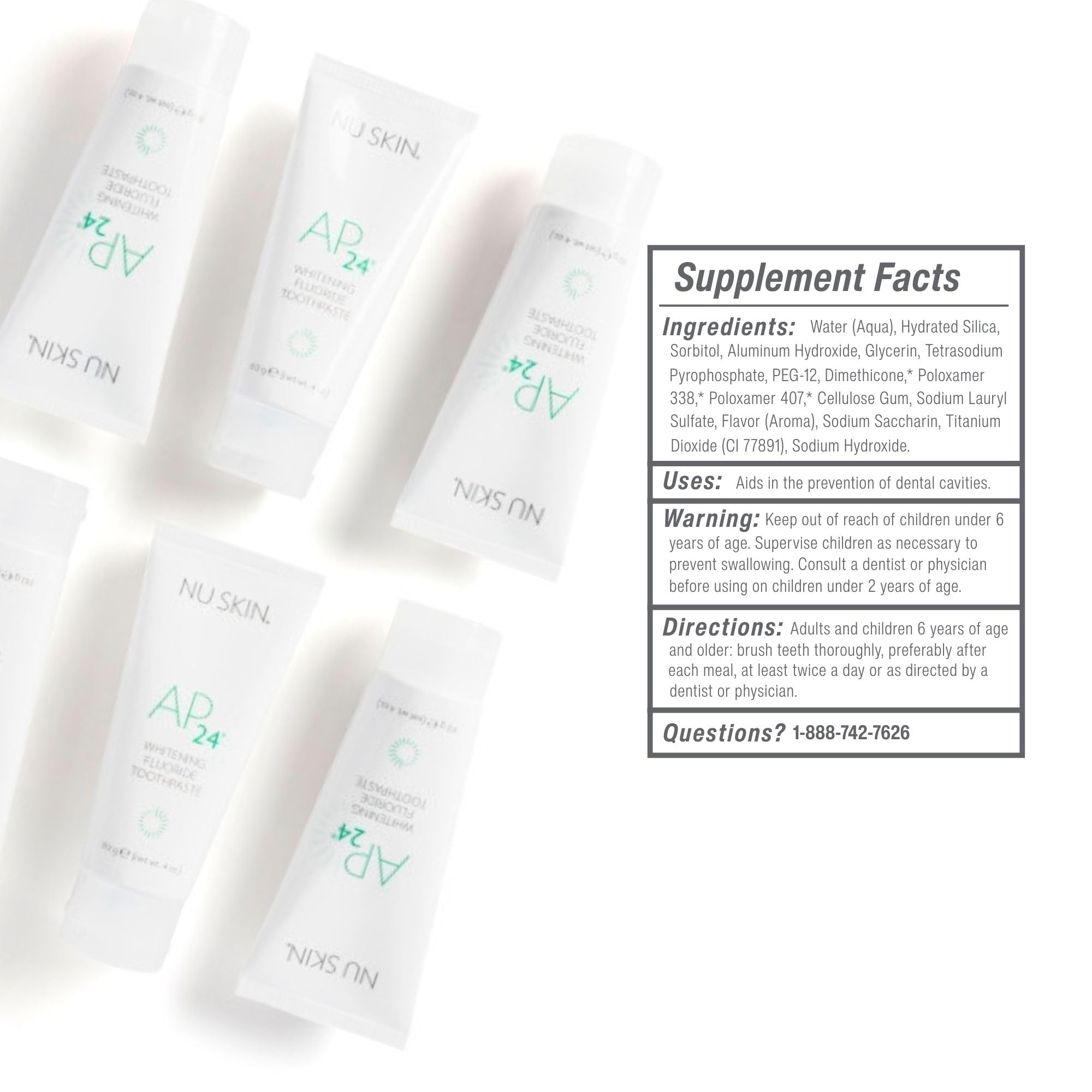 Sonrisa más brillante con AP24, ayuda a remover manchas superficiales.