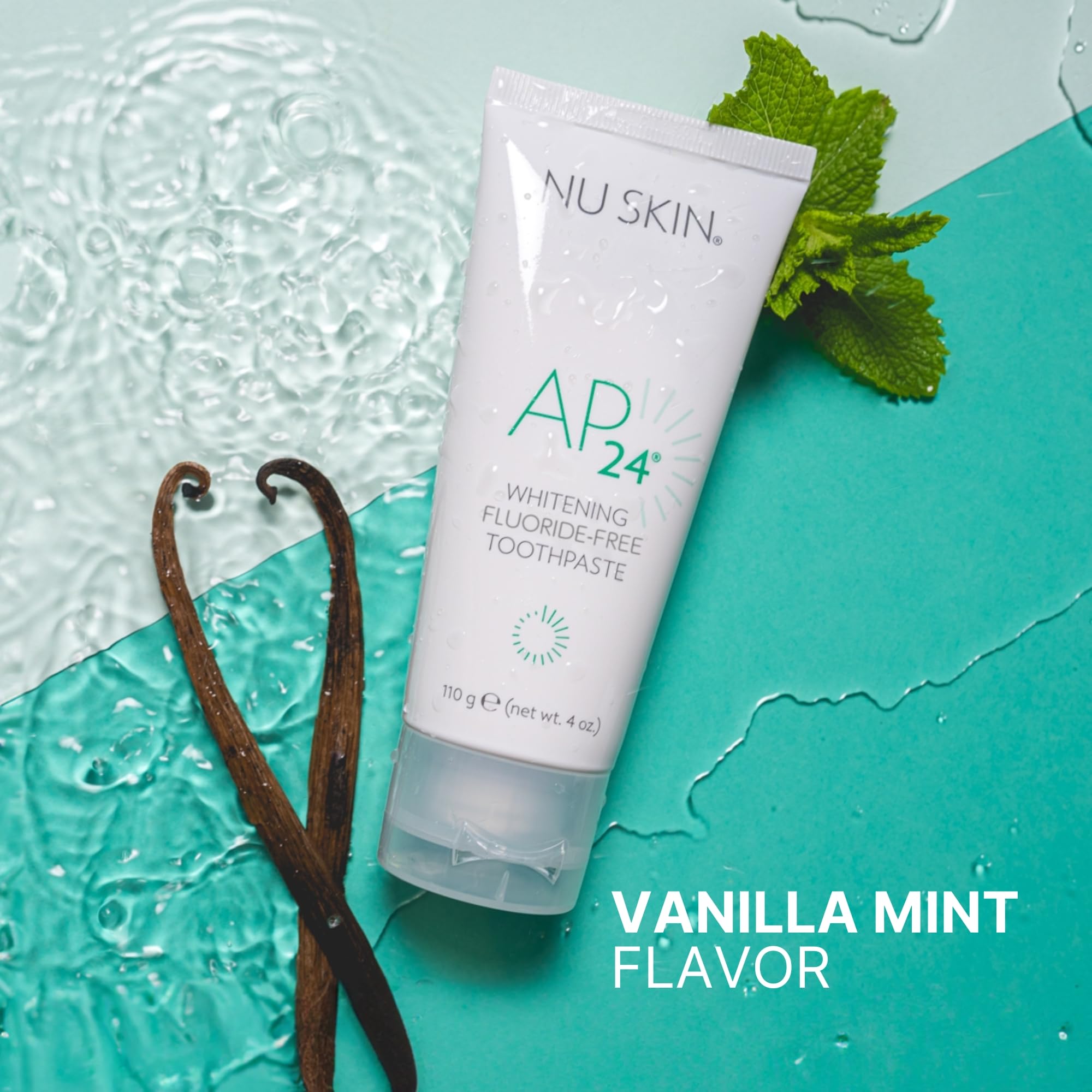 Uso diario seguro de Nu Skin AP24 para el esmalte.