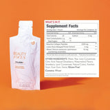 Nu Skin Beauty Focus Collagen+ presentación de 30 sobres para llevar.