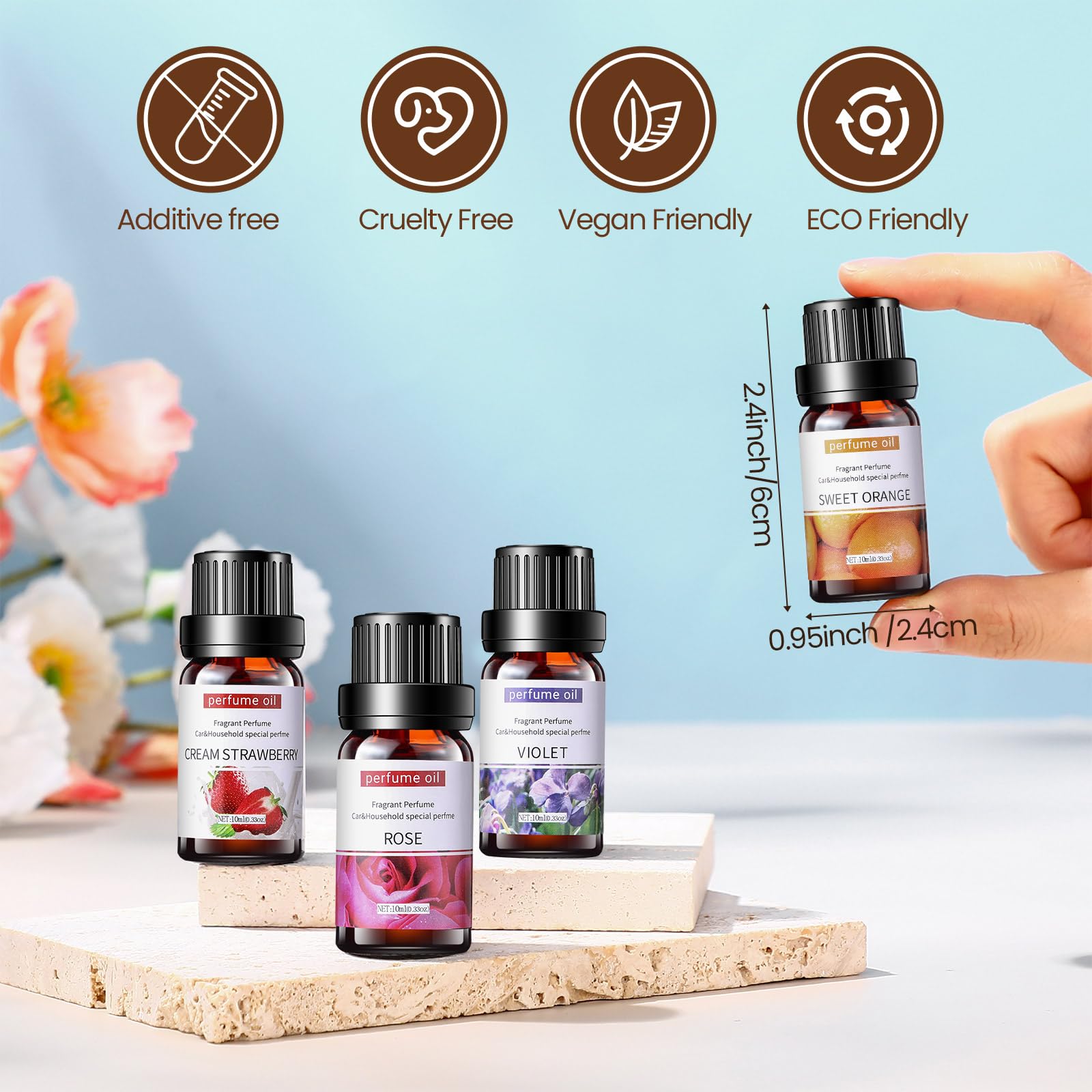 Nuanchu aceite esencial limón de 10 ml para difusor y refrescar el ambiente.