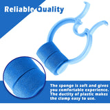 Nuanchu clip nasal azul, compacto para viajes y piscina