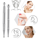 Nuanchu masaje facial para aliviar tensiones faciales con precisión.