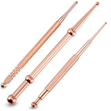 Conjunto Nuanchu tres piezas para masaje facial y relajación.