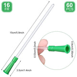 Tubo enema PVC de Nuanchu con borde redondeado para comodidad.
