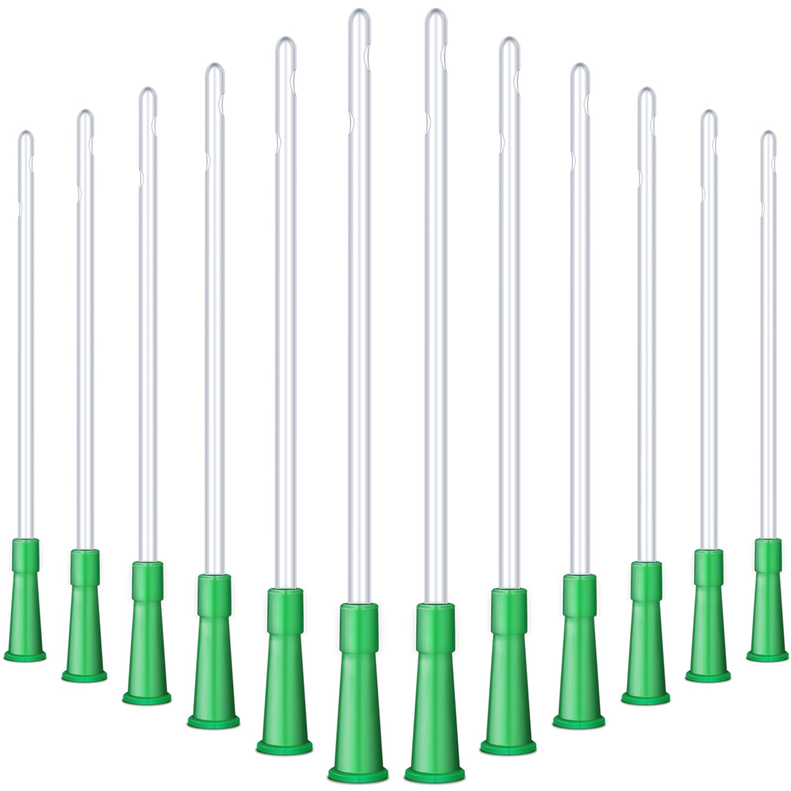 Nuanchu tubos enema PVC 15 cm 16FR para inserciones suaves.
