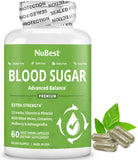 NuBest azúcar en sangre, botella mostrando equilibrio para el día a día