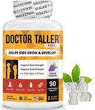 NuBest Doctor Taller Kids: tabletas masticables de uva para apoyo al crecimiento y energía diaria.
