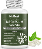 NuBest magnesio glicinato, cápsula diaria para energía y relajación.