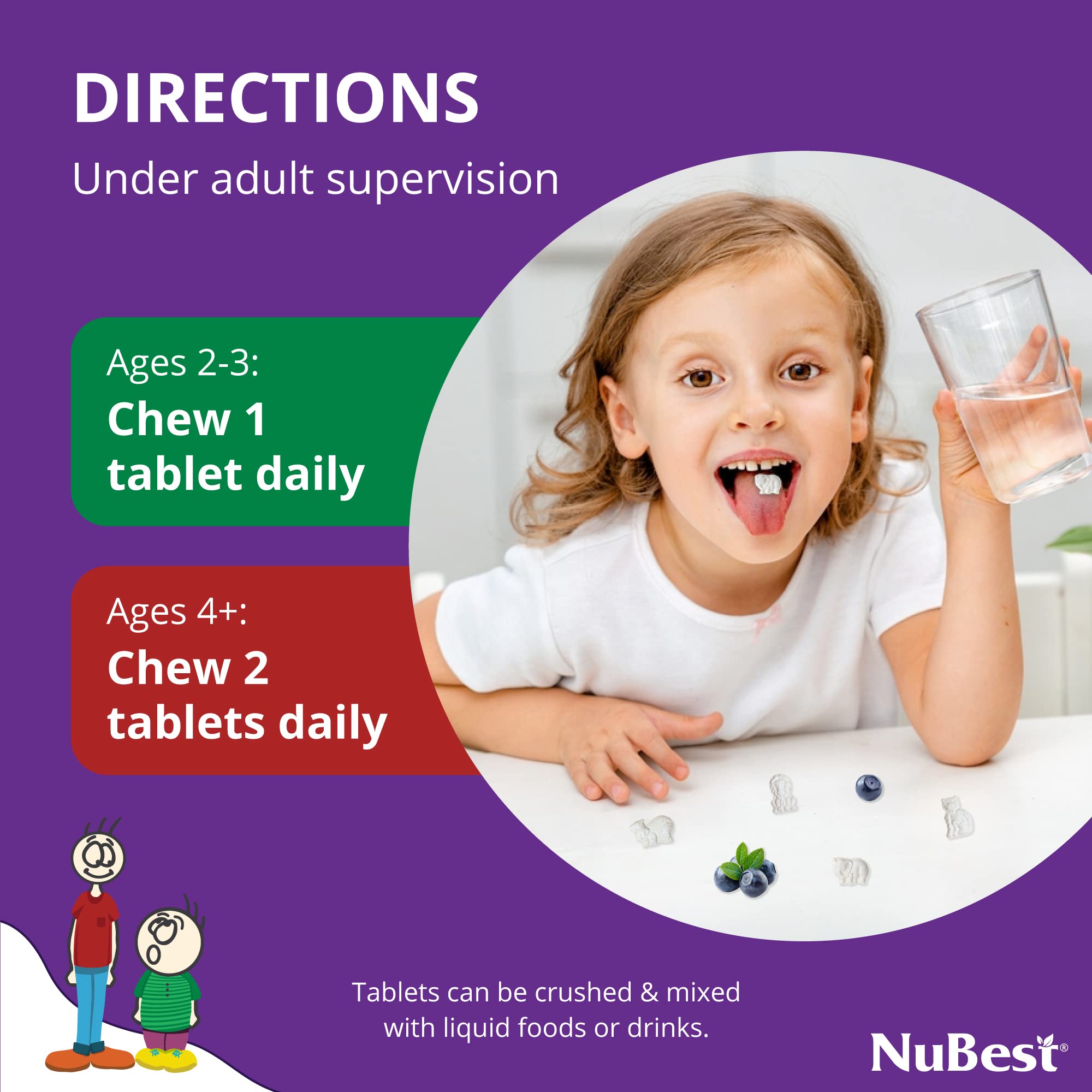 NuBest Tall Kids, zinc-cobre-magnesio para nutrición mineral diaria