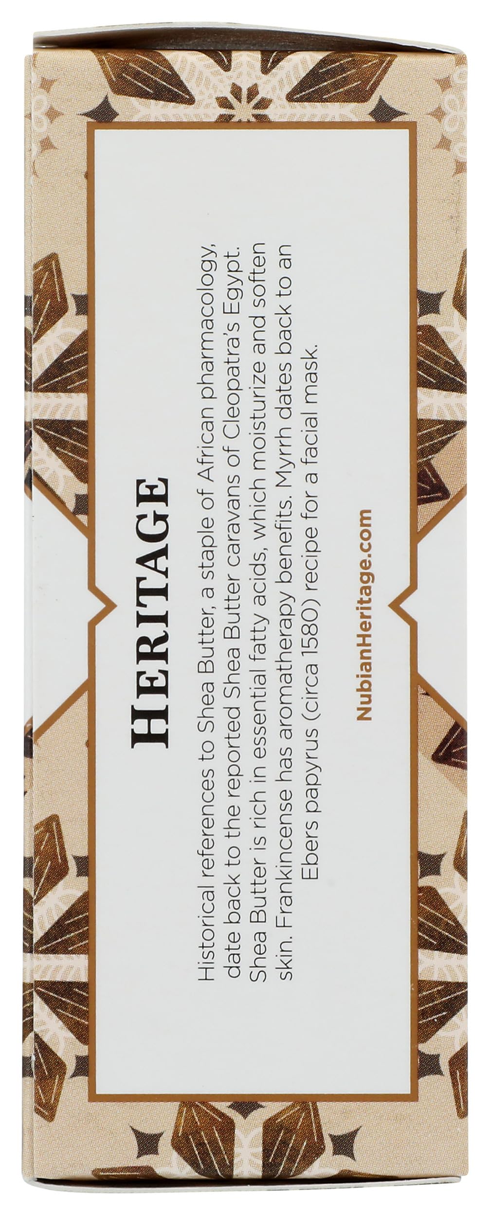 Nubian Heritage barra jabón espuma suave para lavado cómodo.