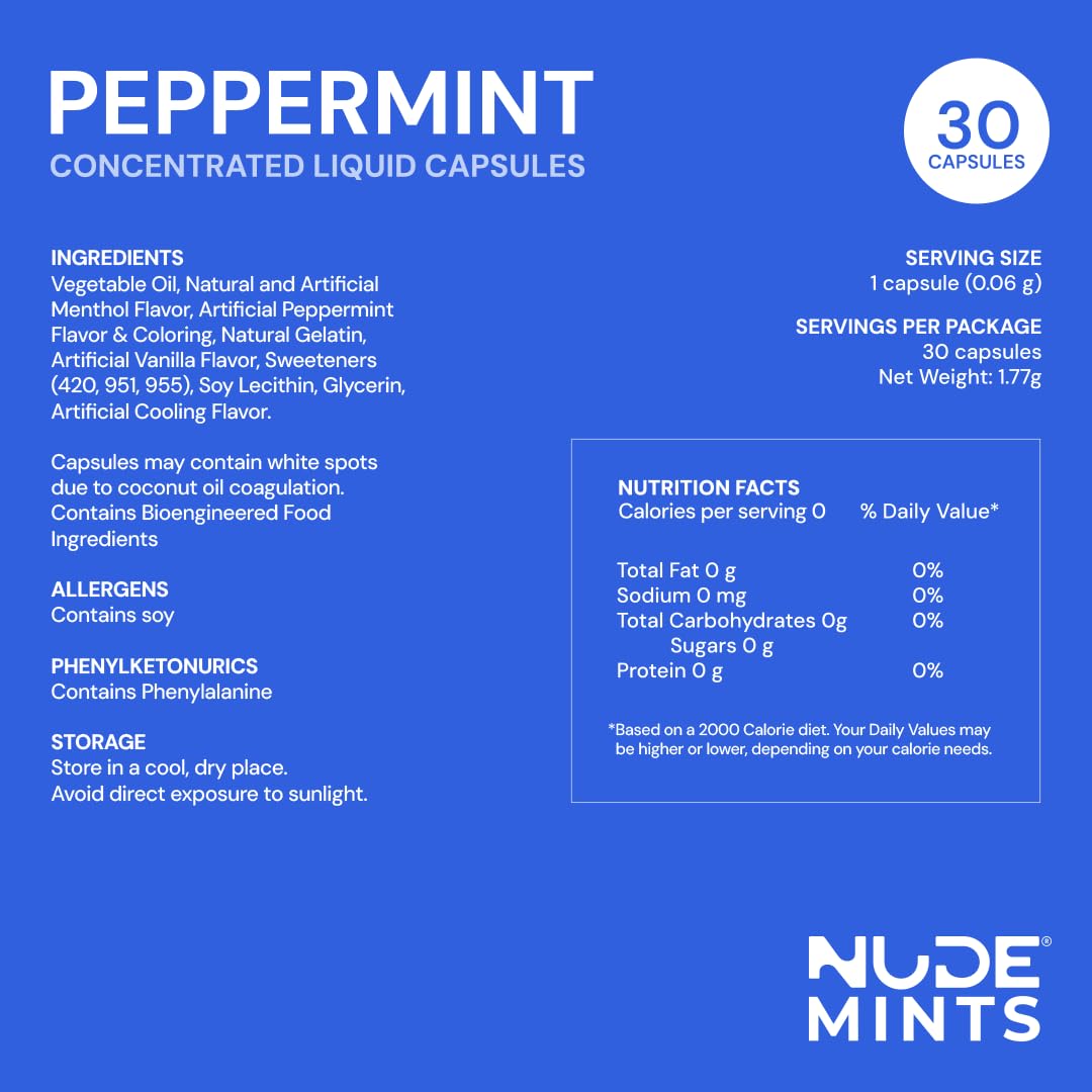 NUDE MINTS: uso rápido en cualquier momento para mayor confianza.