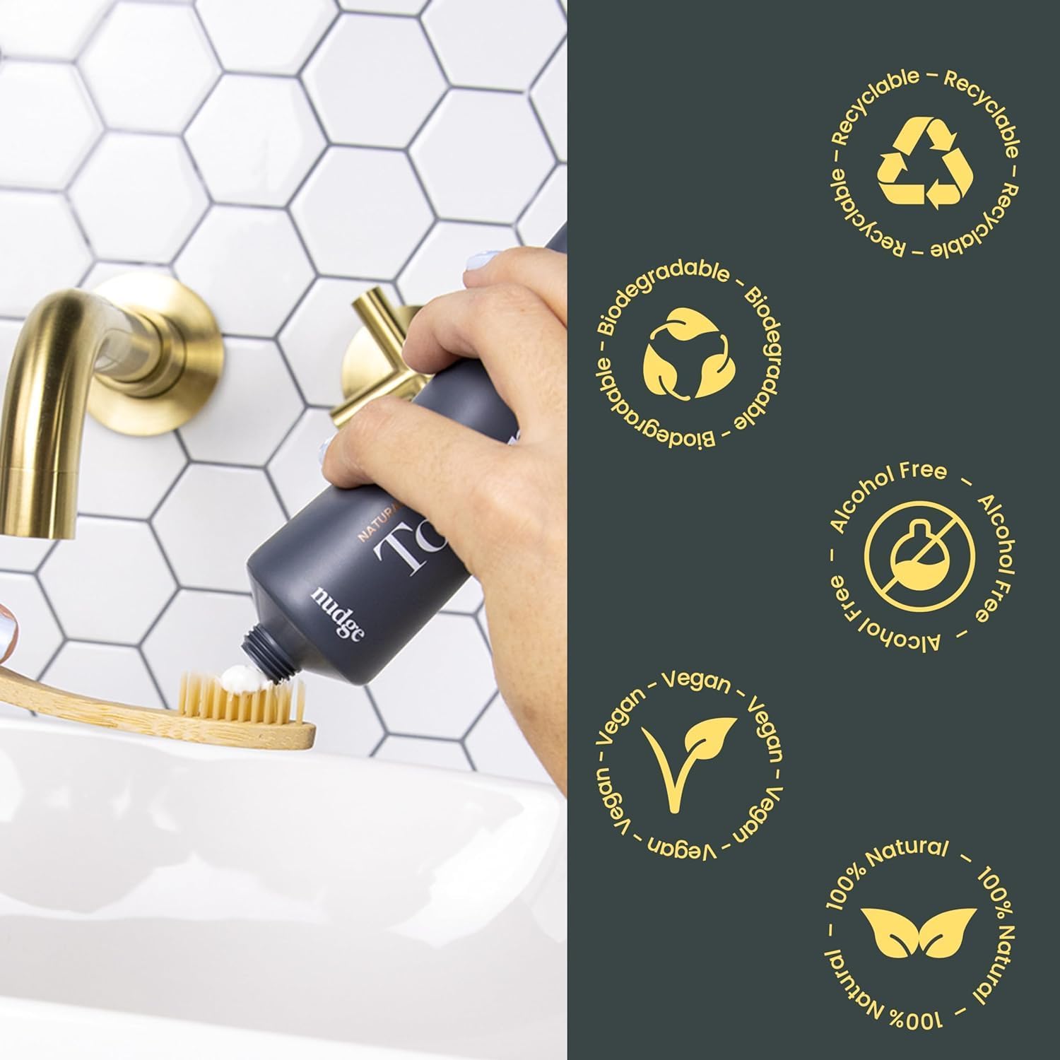 Nudge 10% nano hidroxiapatita fórmula suave para el esmalte
