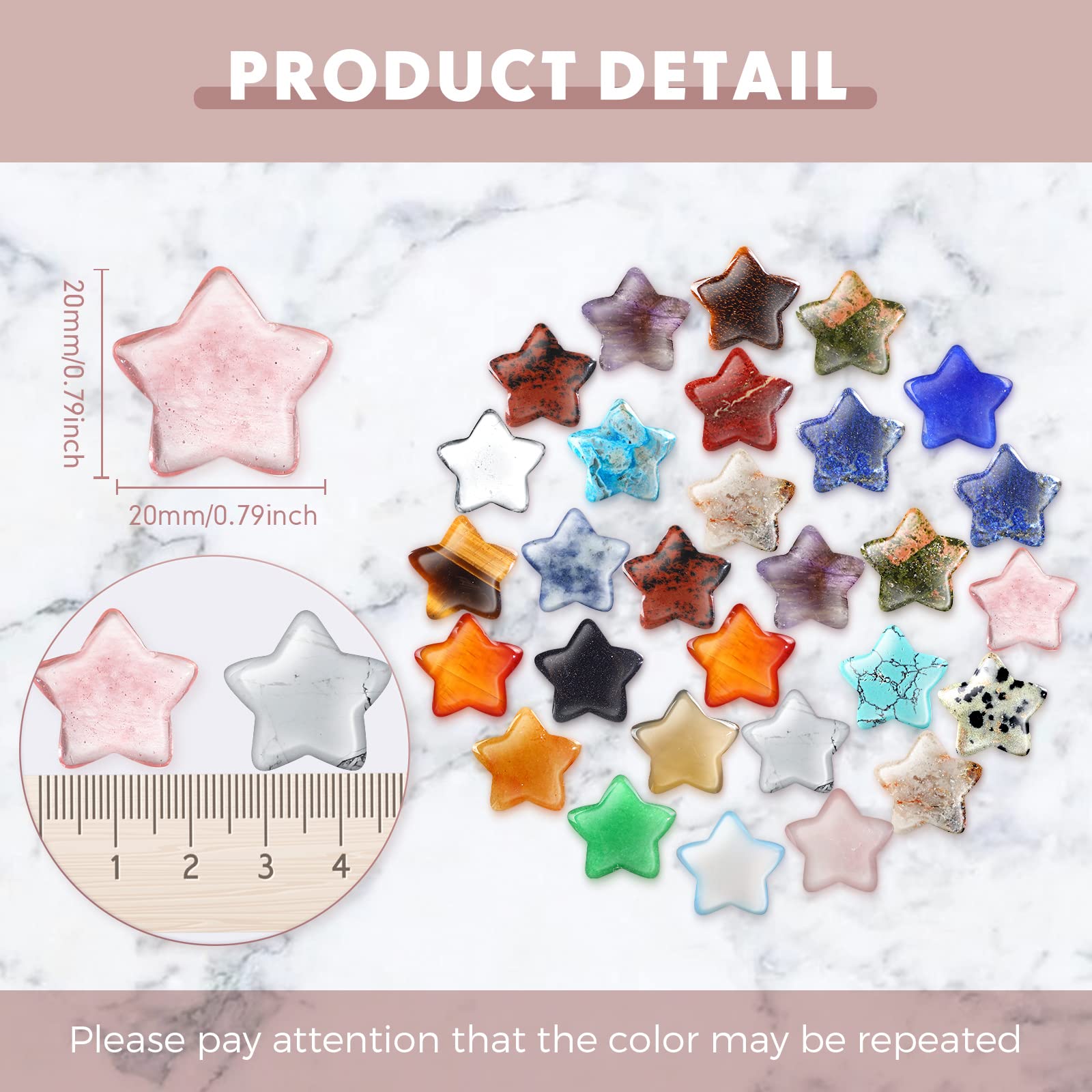 Nuenen estrellas de 0.8 pulgadas, ideal para llevar en el bolsillo.