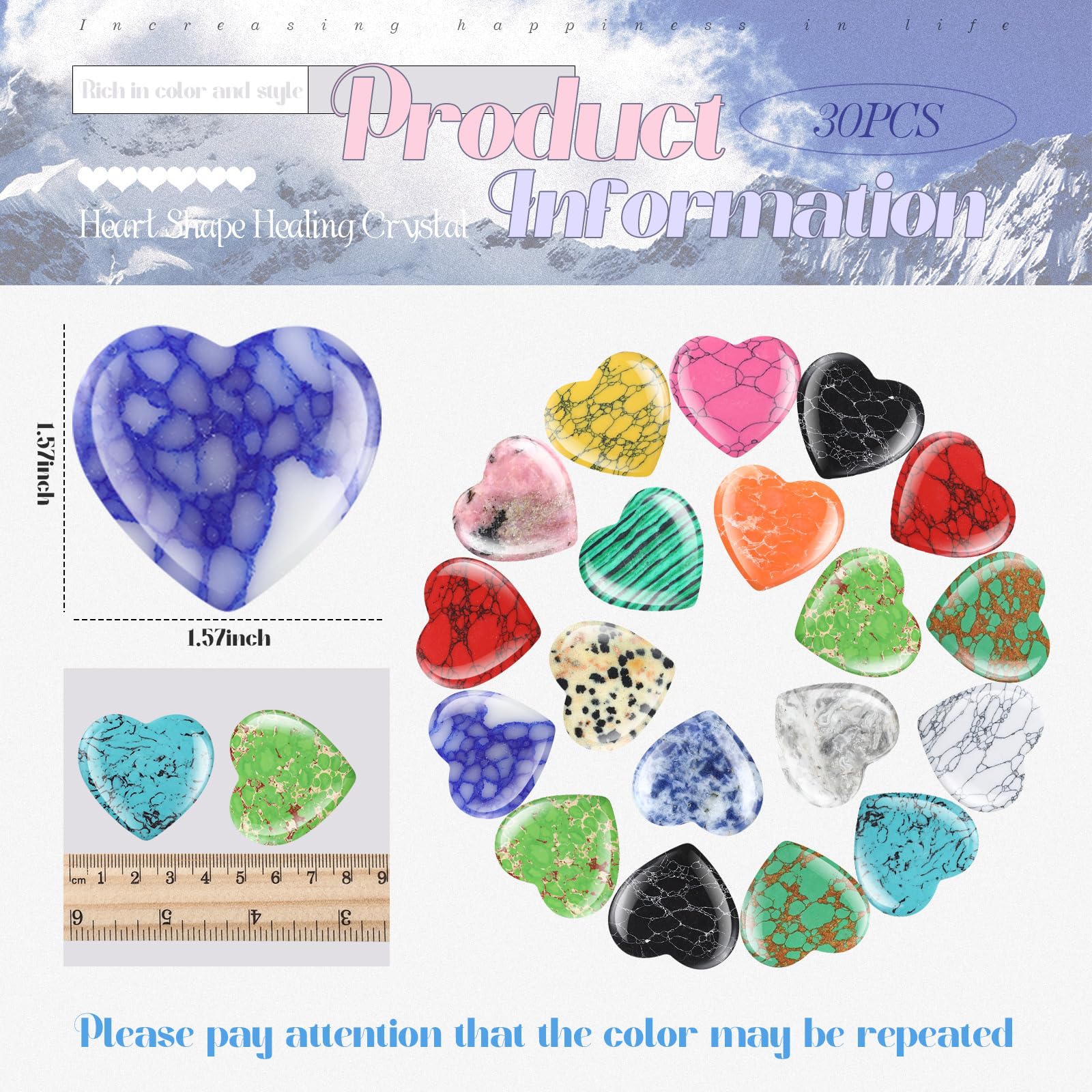 Nuenen regalo para mamá: corazones de cuarzo ideales para momentos especiales.