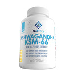NuEthix Ashwagandha KSM66 en botella para apoyo diario del bienestar