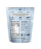 NUFYX Heavenly Protein Powder, etiqueta orgánica que resalta ingredientes vegetales y pureza
