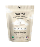 NUFYX proteina vegetal empaque Simply Plain para una ingesta limpia y rápida.