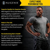 Nugenix Essentials etiqueta detalle: información clara de ingredientes y uso