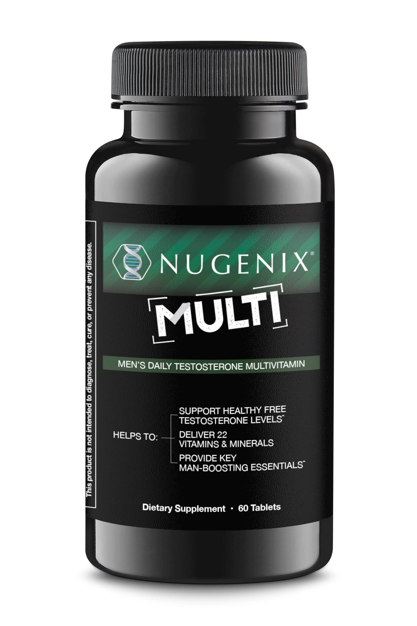 Nugenix tabletas multivitaminas para hombres, apoyo a la vitalidad diaria.