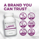 Nugenix Mujeres estilo de vida con producto para apoyar la intimidad cotidiana.