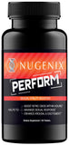 Nugenix Perform, botella visible para apoyar la vitalidad diaria.