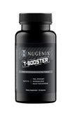 Nugenix T Booster, botella y etiqueta: claridad de dosis para rendimiento diario