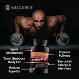Nugenix Thermo-X, empaque compacto para llevar a entrenamientos.