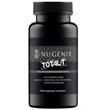 Nugenix Total-T cápsulas en primer plano para apoyar energía y rendimiento diario.