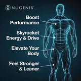 Nugenix Total-T etiqueta detalle: información de ingredientes clave visible