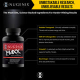 Nugenix Total-T Maxx, empaque y caja: presentación y conveniencia.