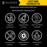 Nugenix Total-T Maxx, escena de gimnasio: apoyo durante el entrenamiento.