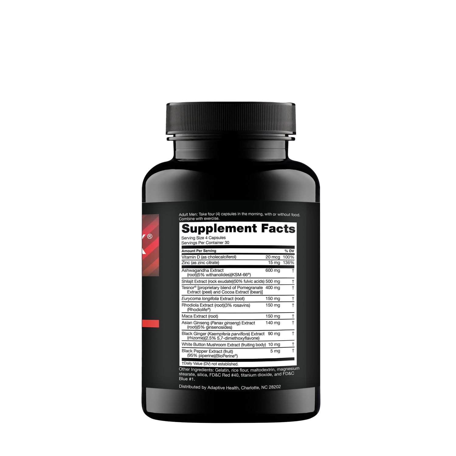Nugenix Total-T Maxx, etiqueta visible: verificación de calidad y composición.