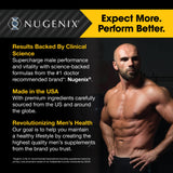 Nugenix Total-T uso diario en gimnasio posible apoyo a rendimiento.