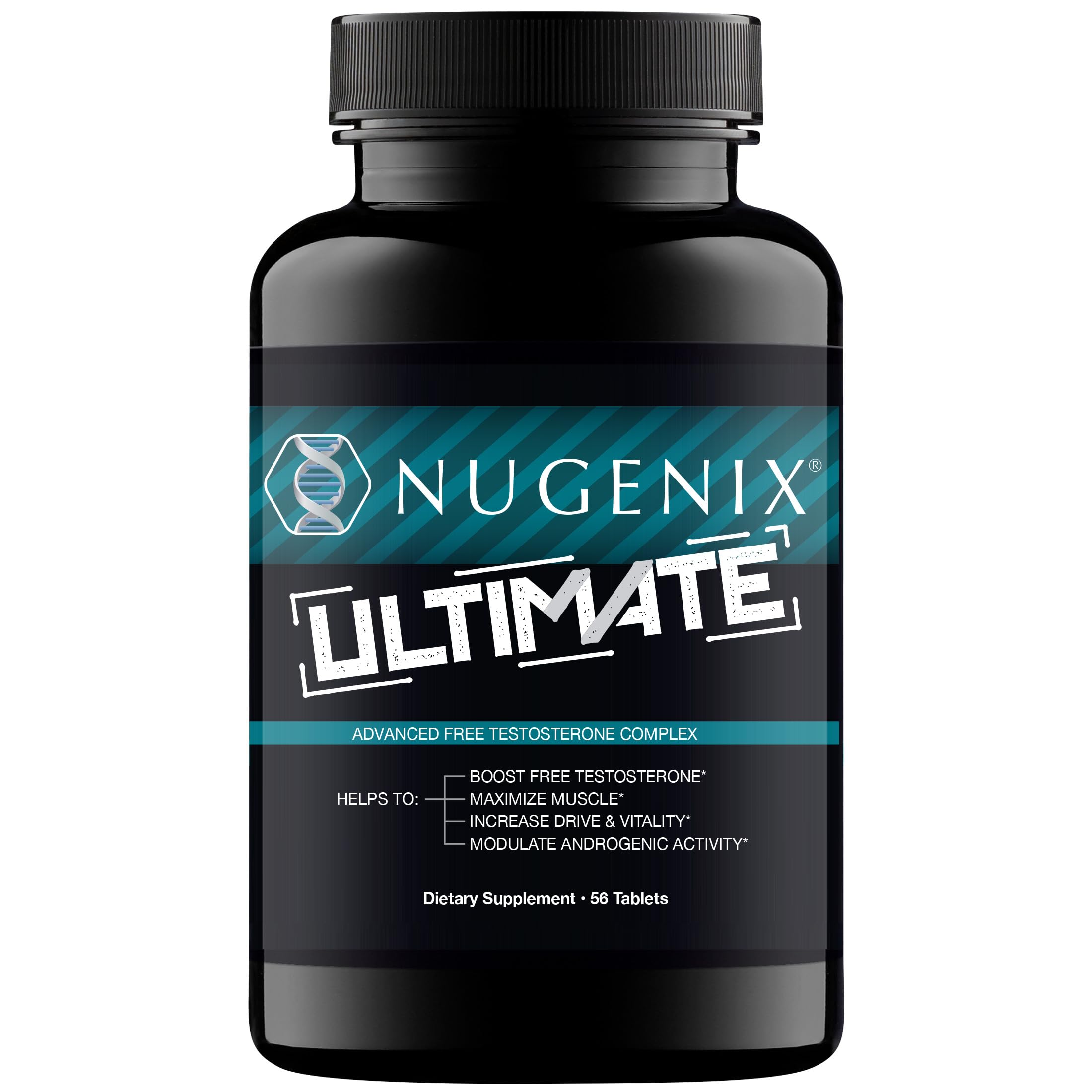 Nugenix Ultimate: botella del suplemento para apoyo de energía diaria