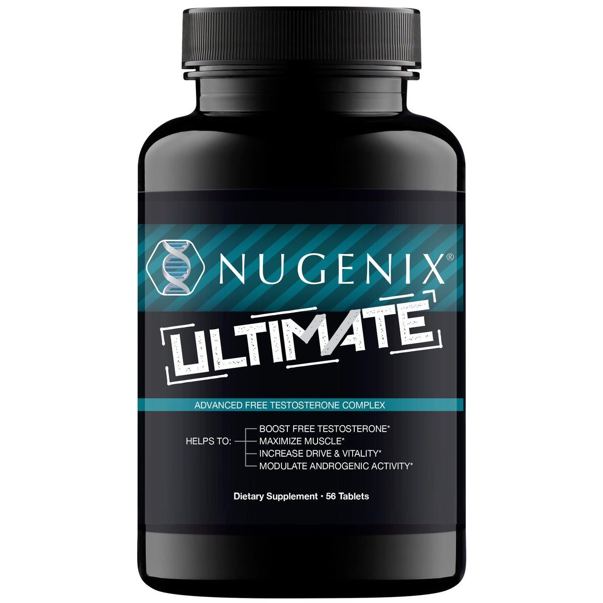 Nugenix Ultimate: botella del suplemento para apoyo de energía diaria
