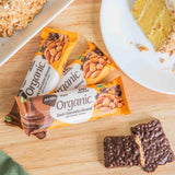 Snack vegano y libre de gluten NuGo Organic para energía post-entrenamiento