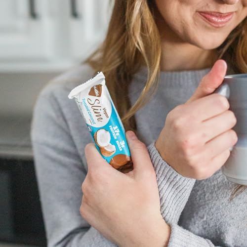 NuGo Slim barra baja en azúcar con coco y chocolate, sabor intenso