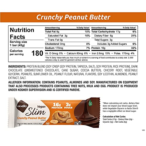 NuGo Slim barra en mano, idea de snack rápido y alto en proteína.