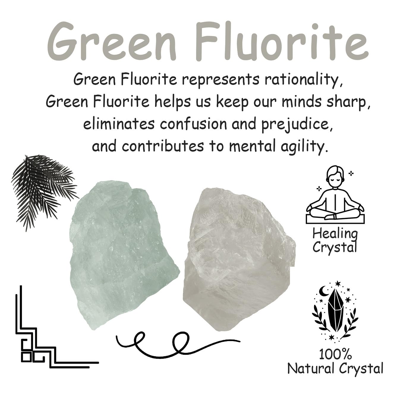 NUKAYAI fluorita verde cruda, piedras tumbling para pulido y artesanía.