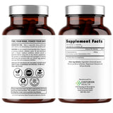 Número One Nutrition fosfatidilserina 400mg, cápsulas vegetales para claridad mental.