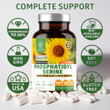 Fosfatidilserina 400mg en escritorio, ideal para estudio y jornadas de trabajo.