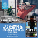 N1N Premium 5-HTP etiqueta con información clara del producto.