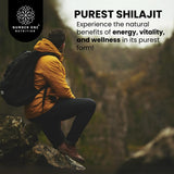 Number One Nutrition Shilajit origen Himalaya, proceso sin solventes.
